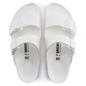 White Birkenstock Arizona Eva Sandala